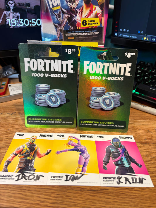 *SIGNED* Fortnite Trading Card (FREE SHIPPING)